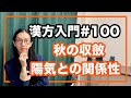 東洋医学　秋の収斂と陽気の関係性とは【漢方入門 -100】