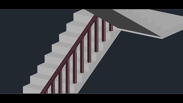 How to Make 3D U Type Stair