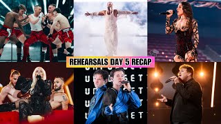 🩷🧡💛 EUROVISION 2024 RECAP 1st rehearsals 🇬🇧🇩🇪🇸🇪🇫🇷🇪🇸🇮🇹