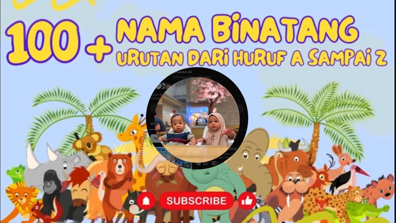 Belajar nama hewan dari huruf A sampai Z binatang menurut abjad