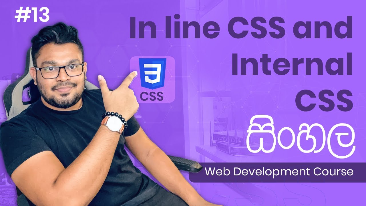 In line CSS and Internal CSS - #13 Complete Web Development Course ...