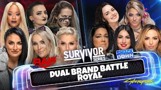 Wr3D Survivor Series 2020 Dual Brand Battle Royal Raw Vs Smackdown