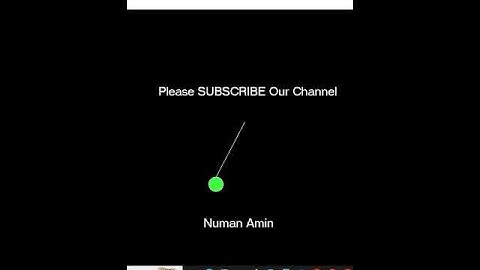 simple pendulum in C Graphics with colors | #Pendulum_with_Graphics