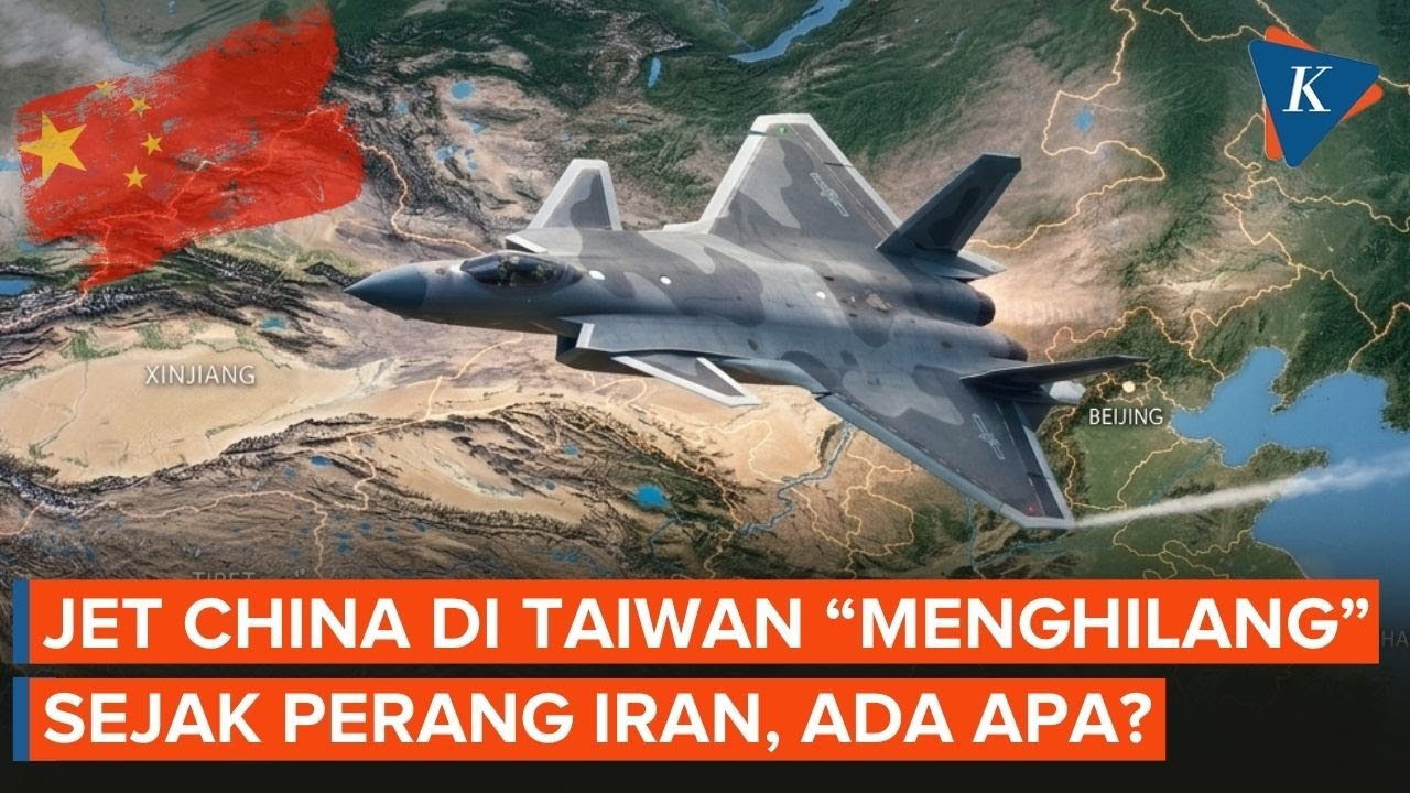 Jumlah Jet China di Dekat Taiwan Tiba-tiba Anjlok sejak Perang Iran, Ada Apa?