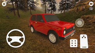 Forest Roads Niva Simulator - Forest Car Driving Simulator - Android GamePlay  screenshot 1