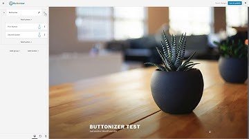 Example - Show button menu on scroll