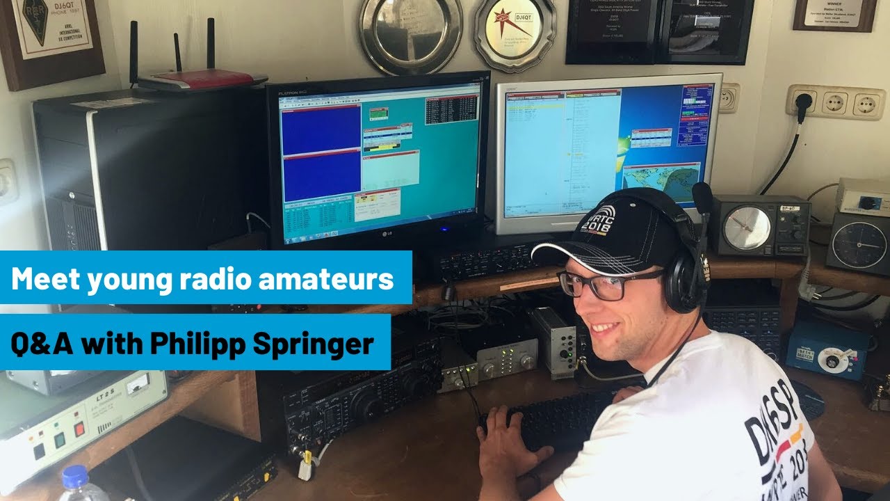 Meet young radio amateurs: Q&A with Philipp Springer 