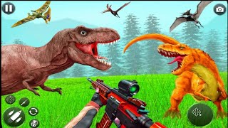 Wild Dino Hunting Gun Games 3d ( by JazzVA gamers - Shooting Games ) Android Gameplay screenshot 1