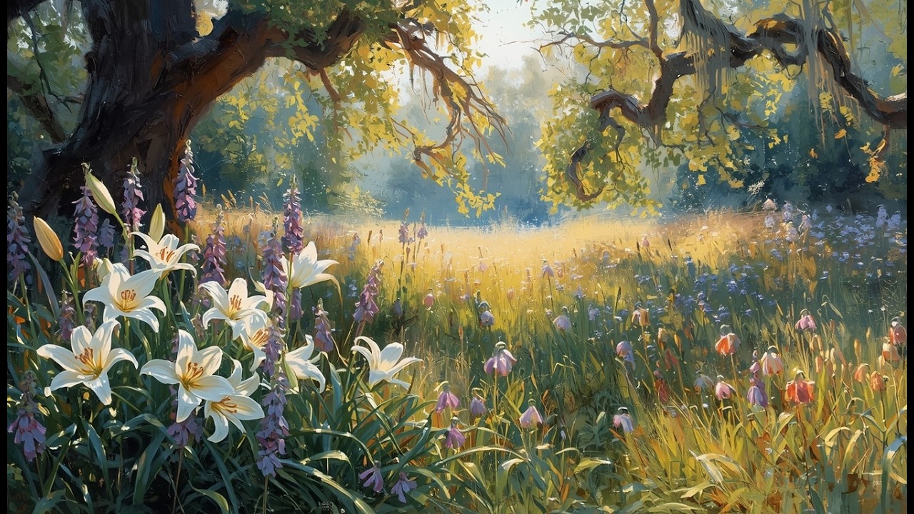 Spring Tv Background SPRING Season TV ART WALLPAPER SCREENSAVER BACKGROUND VINTAGE FRAMED TV ...