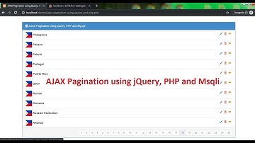 AJAX Pagination using jQuery, PHP and Msqli