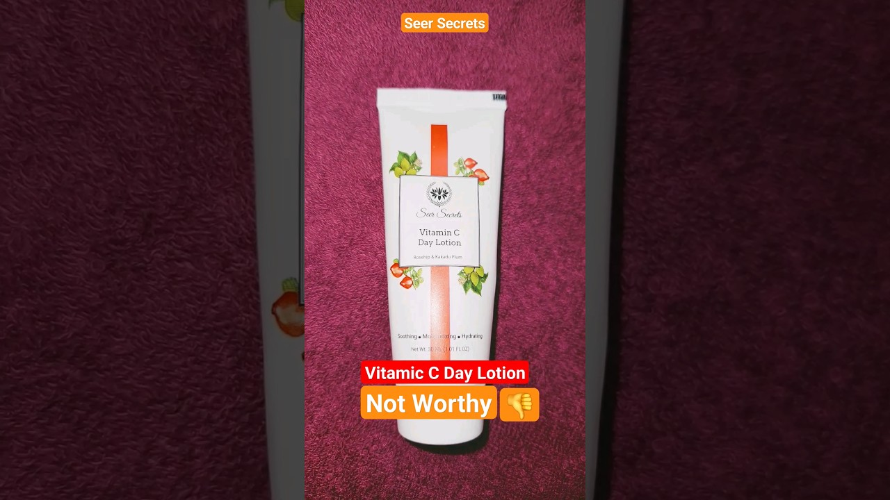Seer Secrets # Vitamin C Day Lotion # Rosehip # Kakadu Palm # Body Lotion # Skin Care Product