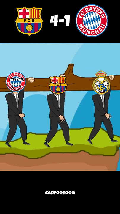 highlights of barcelona vs bayern munich 4-1 ⚽️😅