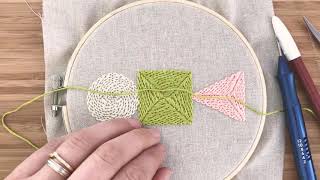 Learn to punch needle with thread/ floss  ‘the basics’