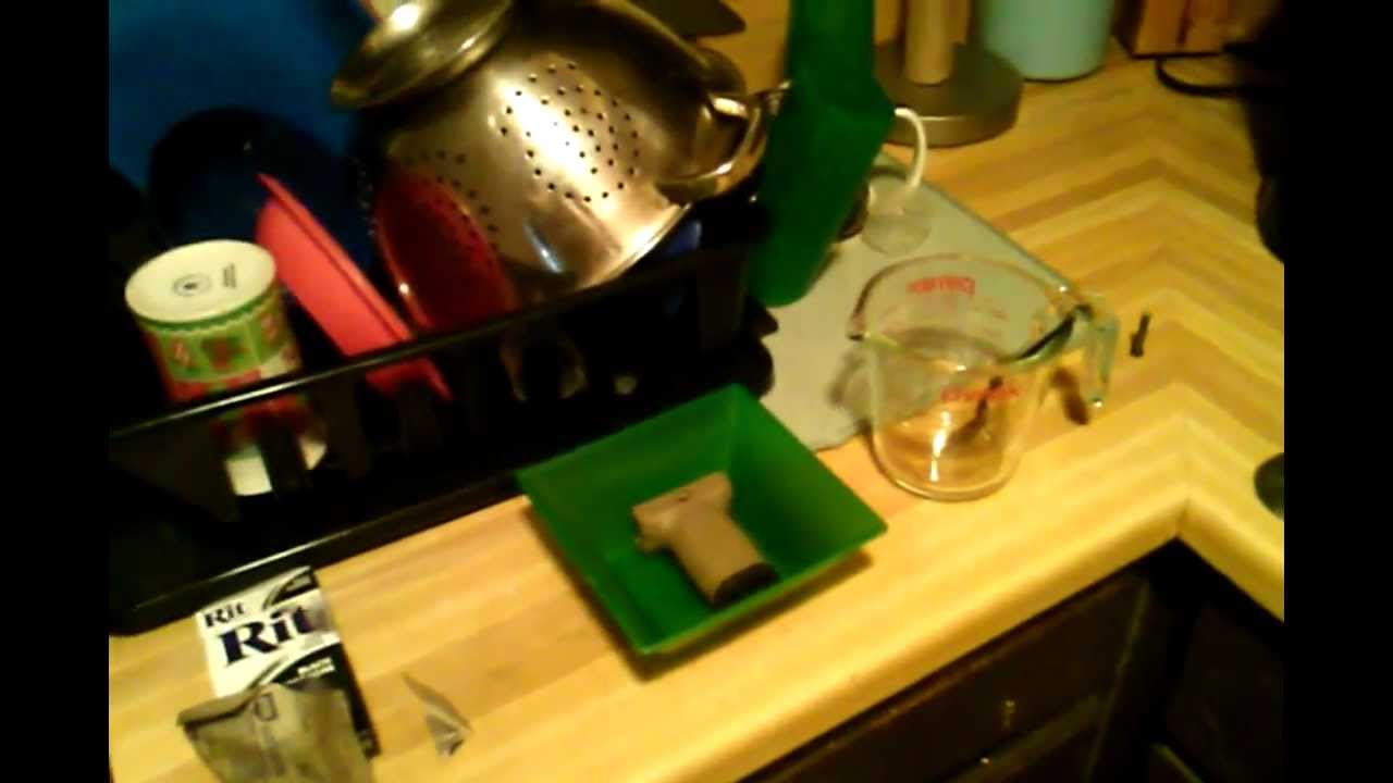 Rit dye black Dye your polymer gun parts! pt 2 how to) YouTube
