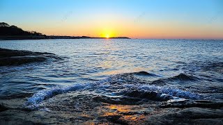 كأنك داخل البحر سبحان الله. لحظة شروق الشمس من البداية علي الخليج العربي اليوم ١٨-٧ -٢٠٢٢