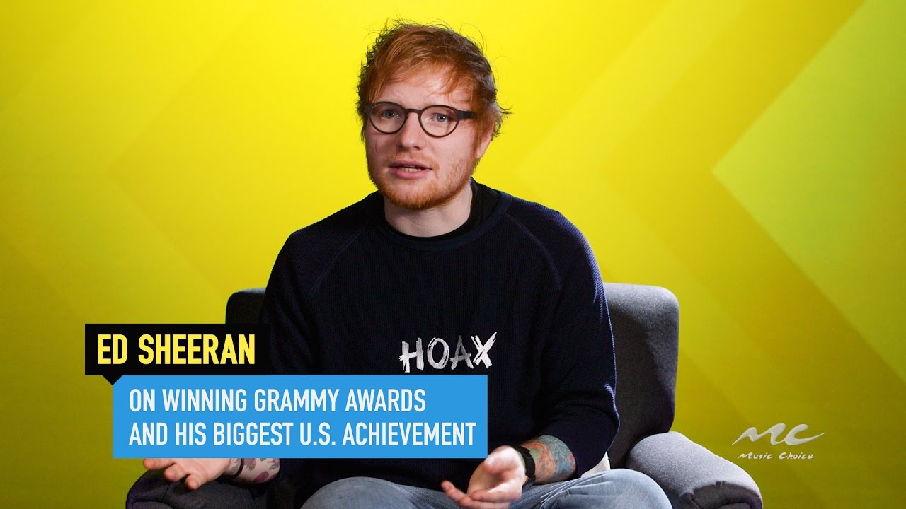 Ed Sheeran on Winning A Grammy YouTube