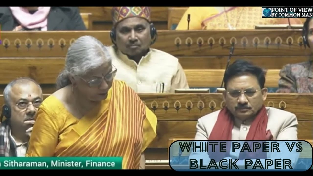 White Vs Black paper. Is Govt handles the economy properly? 