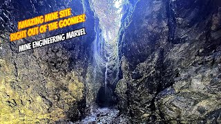 Abandoned Mine Site Right out of the Goonies! A Mine Engineering Marvel