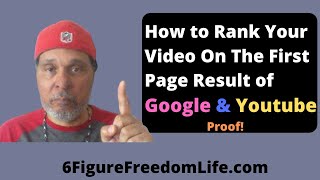 Legendary Marketer Course Day 20-How to Rank Your Video On The First Page Result of Google & Youtube