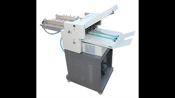 High Speed Automatic Paper Folding Machine With Vacuum Suction Feeder