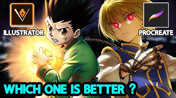 Illustrator vs Procreate