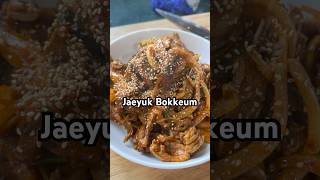 Jaeyuk Bokkeum For The Hot Summer Day! #koreanfood #diet
