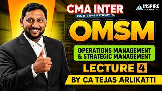 CMA Inter OMSM Lecture 4 | Introduction to OMSM | Dec 26 Exam | CA Tejas Arlikatti