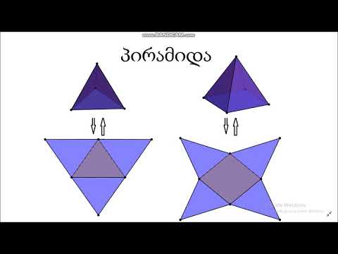 გეომეტრიული სხეულები და მათი შლილები