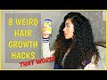 8 WEIRD TIPS FOR HOW TO GROW LONG CURLY HAIR QUICKLY - THAT WORK!