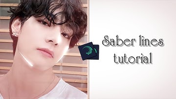saber lines - alight motion tutorial