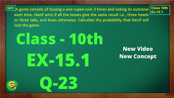 Ex 15.1 Q23 Class10 | Probability | Exercise 15.1 | Class10 Math | Class10 Ex 15.1 Q23 | Green Board