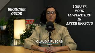 After Effects Lower Third Tutorial for Beginners