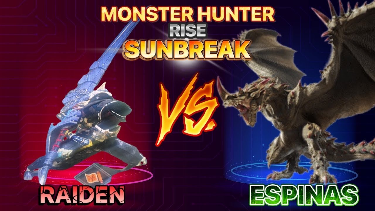 Mhr Raiden MHR Sunbreak| Raiden vs ESPINAS (First attempt) - YouTube