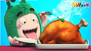 oddbods thanksgiving feast funny cartoon for children