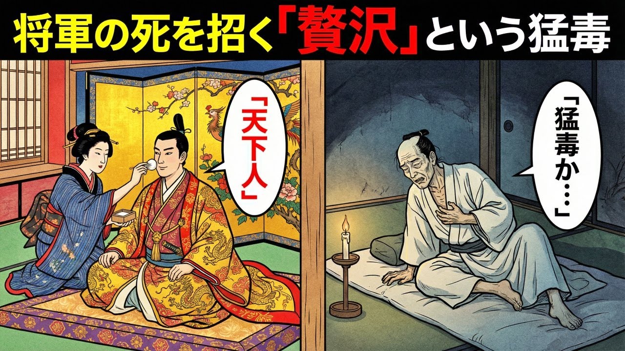 【閲覧注意】江戸の贅沢は「猛毒」だった。歴代将軍が次々と早死にした恐るべき理由