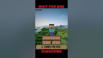 Minecraft Survival Puzzle Game - Part 1 | Short Gameplay Vids