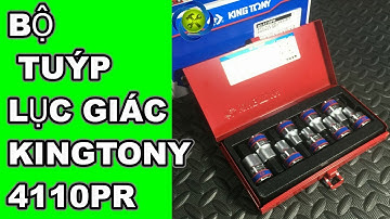 Bộ tuýp lục giác Kingtony 4110PR 9 chi tiết 1/ 2 giá 402K