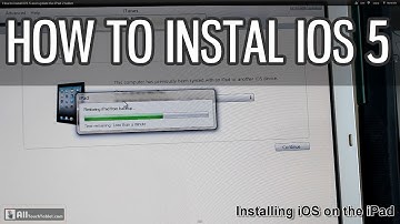 How to install iOS 5 and update the iPad 2 tablet