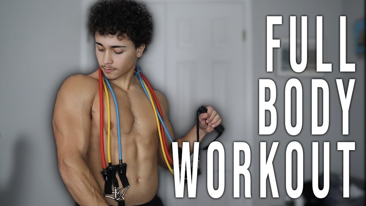 Full Body Resistance Band Workout (At Home Workout) *UPDATED* - YouTube