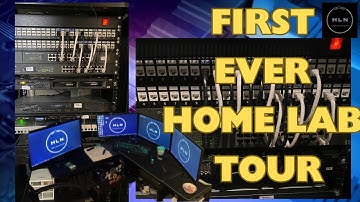 My First Ever Home Lab Network Rack and Office Tour (The Good Old Days)