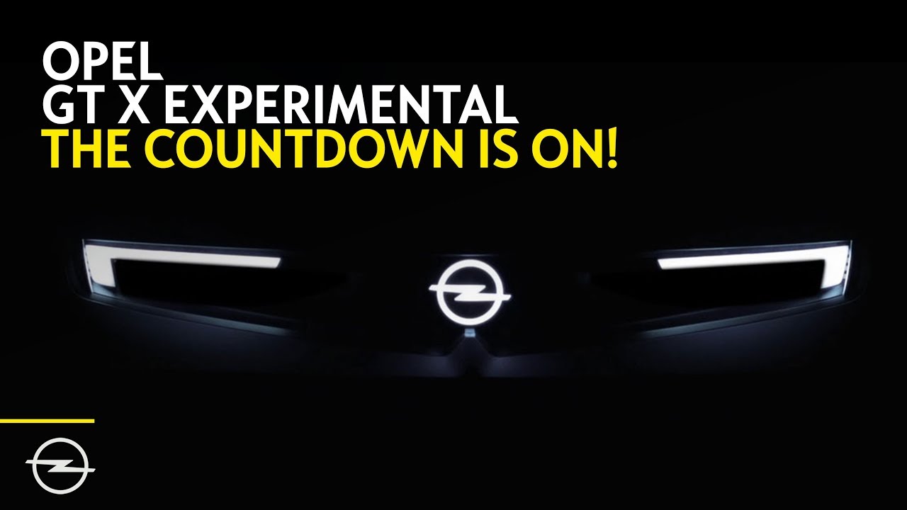 Opel Gt X Experimental To Be Revealed Soon The Countdown Is On Youtube