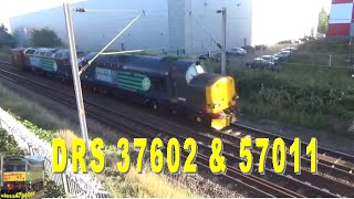 Drss 37602 & 57011 Thrash Out Of Bescot Hauling A Nuclear Flask 28915