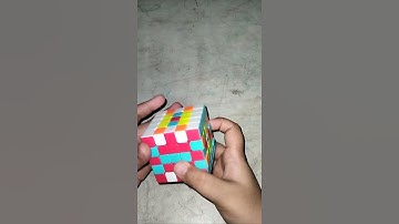 "Cheakerboard in a donut" Pattern on 5×5 Cube || by cube master || #Rubiks_cube