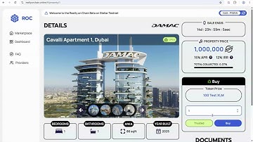Buy Realty Tokens on ROC Beta Using Stellar Testnet Network