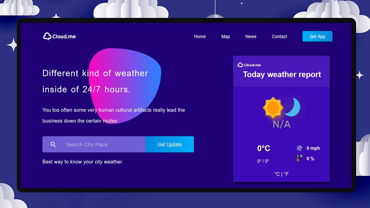 Build a Weather App with HTML, CSS & JavaScript | Part three ...