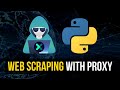 Web scraping with professional proxy servers in python