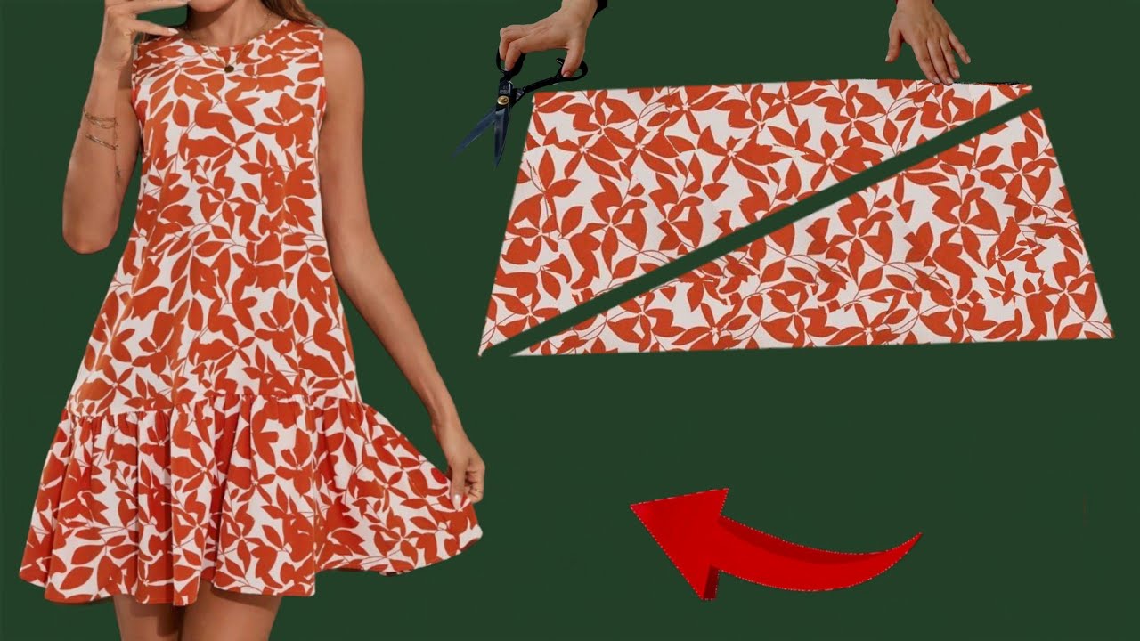 💐 New Idea Summer Trends Dresses ❣️ Very Easy Very Cute Dress Pattern ✂️ Sew Only 20 Minute 💛