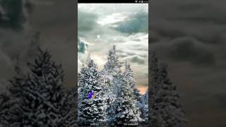 Snowfall Free Live Wallpaper demo video screenshot 2