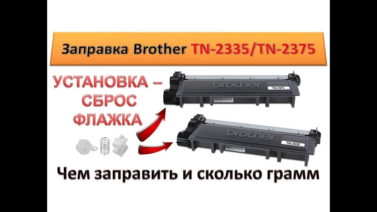 Refilling the Brother TN-2375  TN-2335 cartridge / Setting