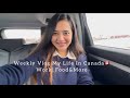 When food is all you got  life abroad  what i eat in a week  weekly vlog  life in canada 